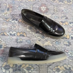 3.1 Phillip Lim | Morgan black leather slip on sneakers